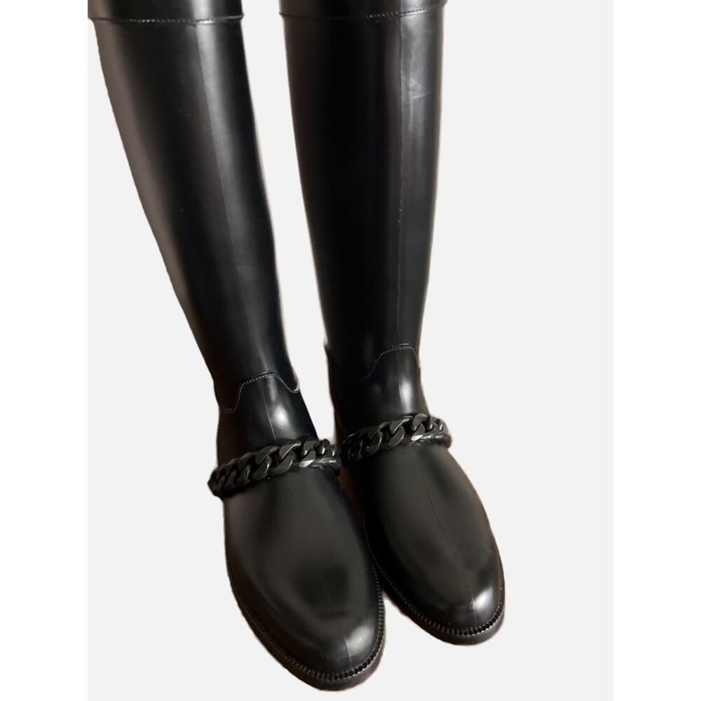 Women’s Givenchy Rubber Eva Chain Boots Size 8.5 - Picture 2 of 11